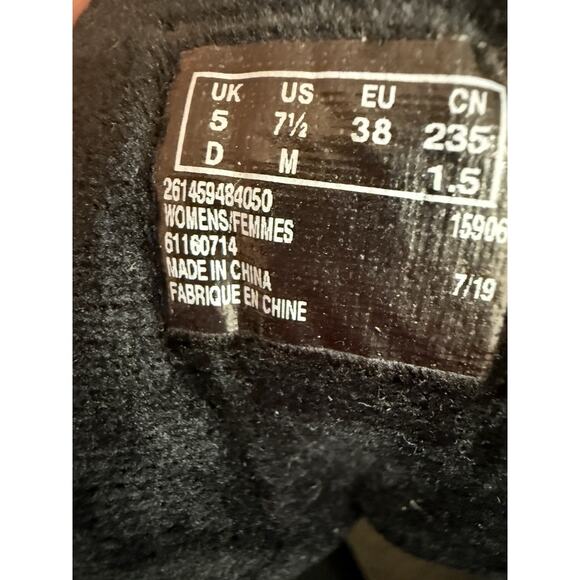 Clarks Women’s Skechers Black Waterproof High Top Winter Boots Size 7.5M EU 38 - Picture 5 of 9